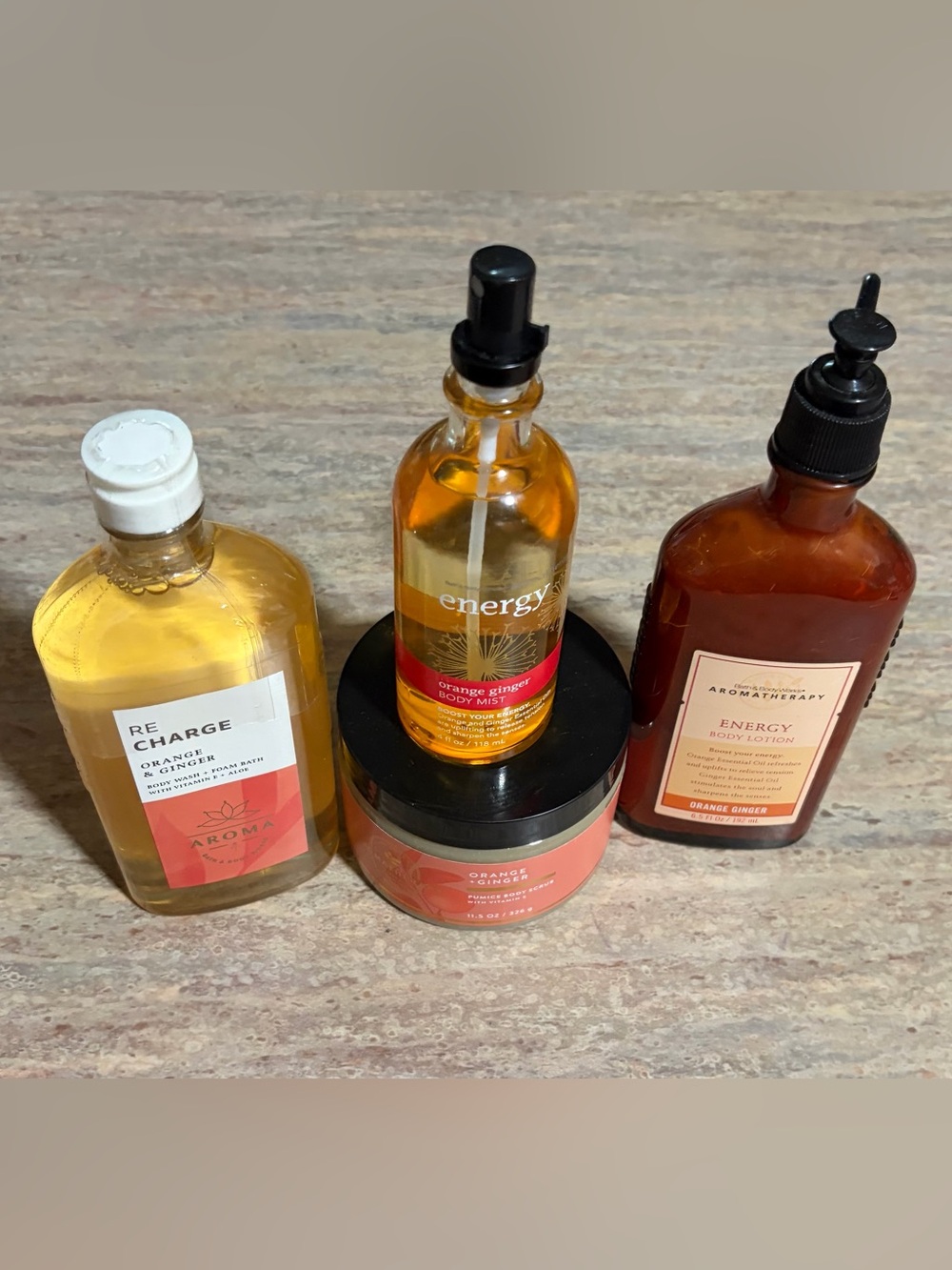 Bath & Body Works Orange Ginger Discontinued Body Wash, Lotion, Body Mist, Scrub